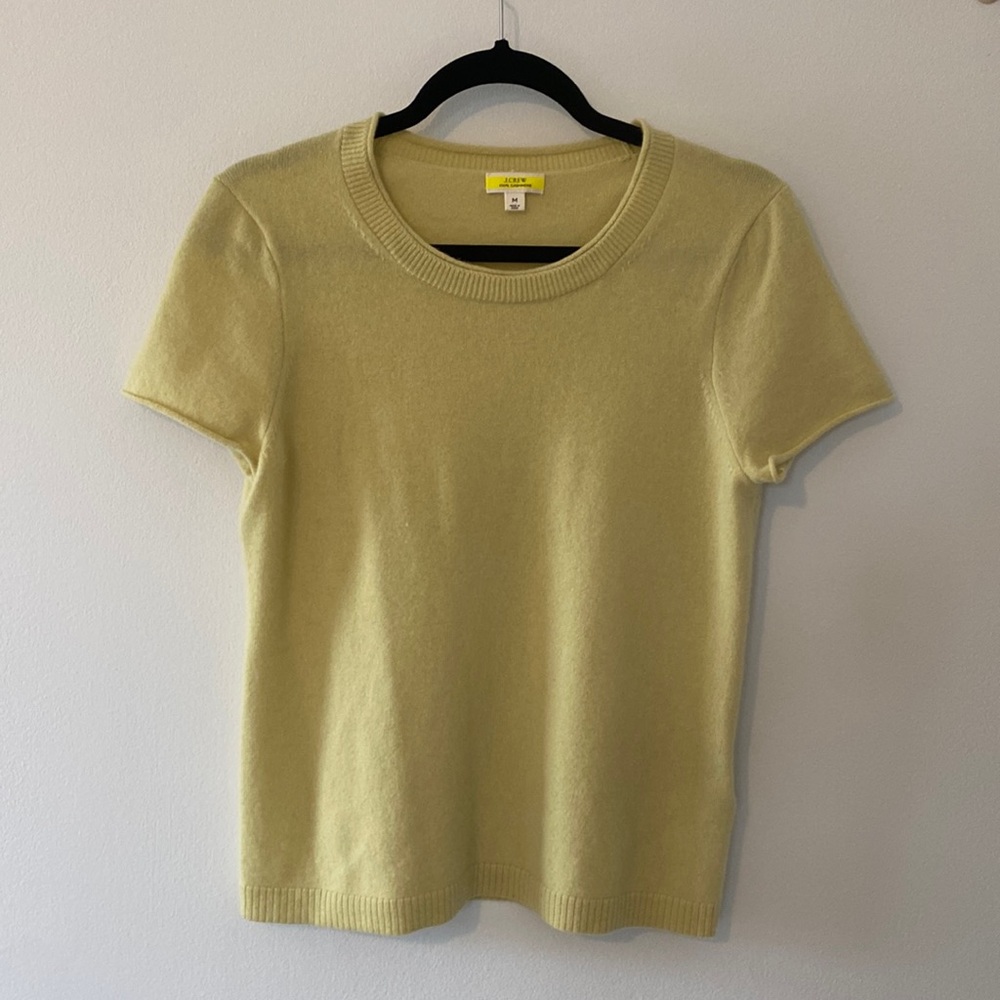 Short Sleeve Cashmere Sweater